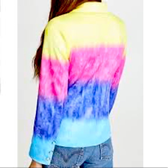 NWT🏷️Lioness Tye Dye Palermo Blazer Double Breasted Jacket Coat Medium⭐️ - Picture 3 of 9